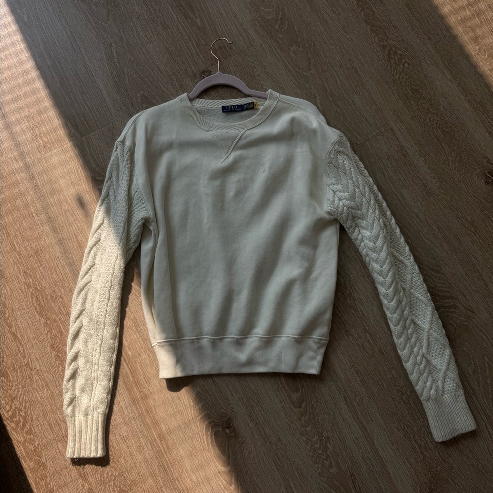 Ralph Lauren (Blue label) Cream Knit Winter Sweater/Sweatshirt